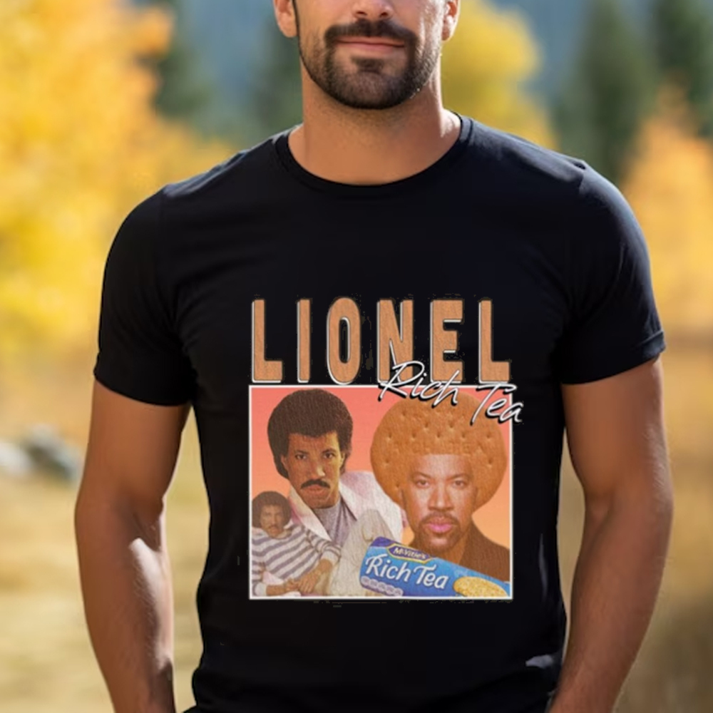 Lionel Rich Tea Is It Me Youre Looking For Music Pun Graphic T-Shirt